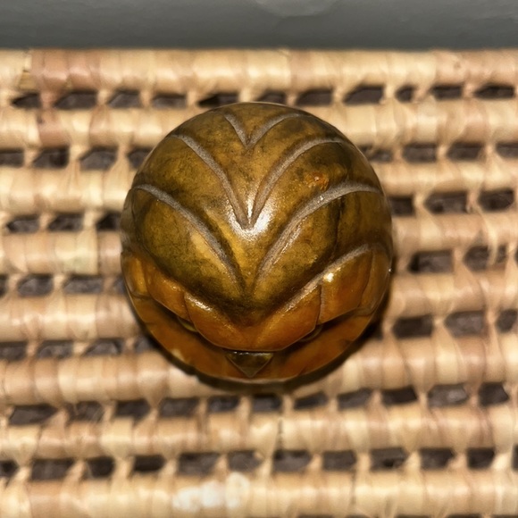 Vintage Italian Made Alabaster Owl Figurine Paperweight - Picture 5 of 9